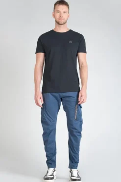Le Temps des Cerises Pantalon Cargo Alban Bleu-Homme Pantalons & Chinos