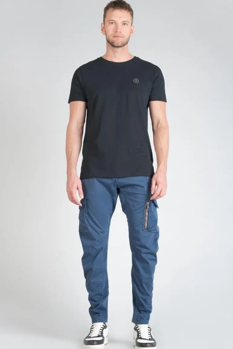 Le Temps des Cerises Pantalon Cargo Alban Bleu-Homme Pantalons & Chinos