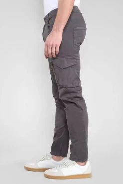 Le Temps des Cerises Pantalon Cargo Alban Gris-Homme Pantalons & Chinos