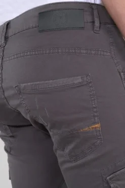 Le Temps des Cerises Pantalon Cargo Alban Gris-Homme Pantalons & Chinos