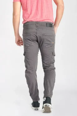 Le Temps des Cerises Pantalon Cargo Alban Gris-Homme Pantalons & Chinos