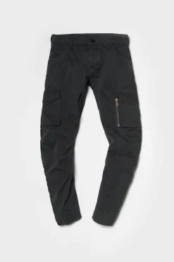 Le Temps des Cerises Pantalon Cargo Alban Noir-Homme Pantalons & Chinos