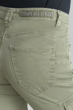 Le Temps des Cerises Pantalon Cargo Balard Kaki-Femme Pantalons & Chinos