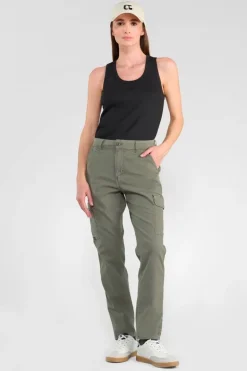 Le Temps des Cerises Pantalon Cargo Castellas Kaki-Femme Pantalons & Chinos