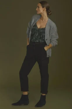 Le Temps des Cerises Pantalon Cargo Castellas Noir-Femme Pantalons & Chinos