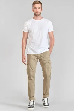 Le Temps des Cerises Pantalon Cargo Lakme Beige Sable-Homme Pantalons & Chinos