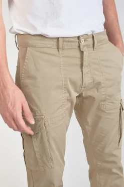 Le Temps des Cerises Pantalon Cargo Lakme Beige Sable-Homme Pantalons & Chinos