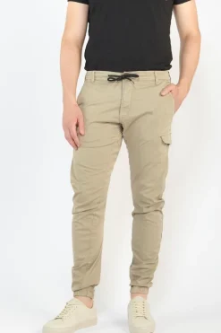 Le Temps des Cerises Pantalon Cargo Vedje Beige Sable-Homme Pantalons & Chinos
