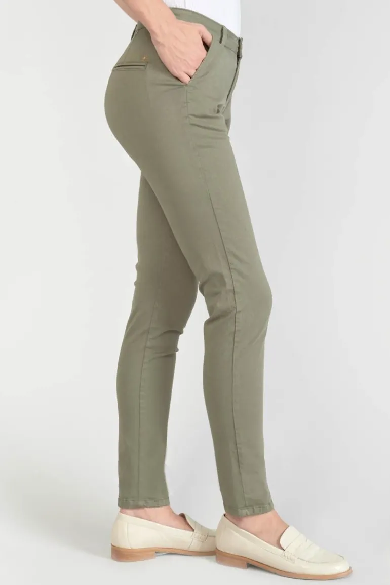 Le Temps des Cerises Pantalon Chino Dyli3 Kaki-Femme Pantalons & Chinos
