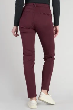Le Temps des Cerises Pantalon Chino Dyli4 Lie De Vin-Femme Pantalons & Chinos