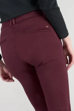 Le Temps des Cerises Pantalon Chino Dyli4 Lie De Vin-Femme Pantalons & Chinos