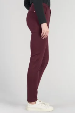 Le Temps des Cerises Pantalon Chino Dyli4 Lie De Vin-Femme Pantalons & Chinos