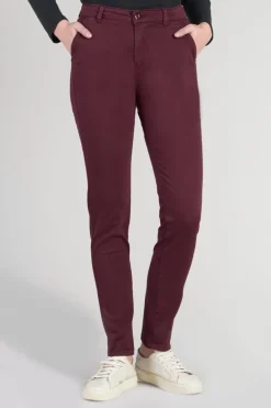 Le Temps des Cerises Pantalon Chino Dyli4 Lie De Vin-Femme Pantalons & Chinos