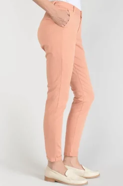 Le Temps des Cerises Pantalon Chino Dyli3 Peche-Femme Pantalons & Chinos