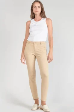 Le Temps des Cerises Pantalon Chino Dyli3 Sable-Femme Pantalons & Chinos