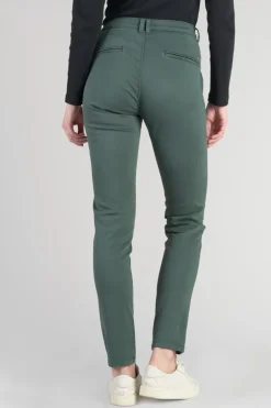 Le Temps des Cerises Pantalon Chino Dyli4 Vert Bouteille-Femme Pantalons & Chinos