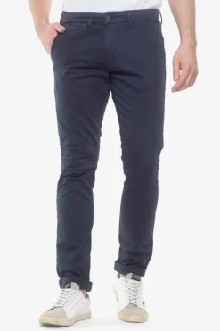 Le Temps des Cerises Pantalon Chino Slim Jas Marine-Homme Pantalons & Chinos