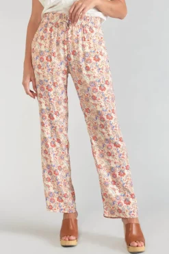 Le Temps des Cerises Pantalon Henel A Motif Cachemire-Femme Pantalons & Chinos