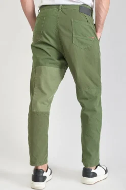 Le Temps des Cerises Pantalon Loose Mister Kaki Vert-Homme Pantalons & Chinos