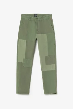 Le Temps des Cerises Pantalon Loose Mister Kaki Vert-Homme Pantalons & Chinos