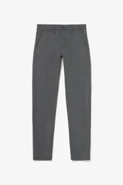 Le Temps des Cerises Pantalon Milo A Motif Pied De Poule Gris-Homme Pantalons & Chinos