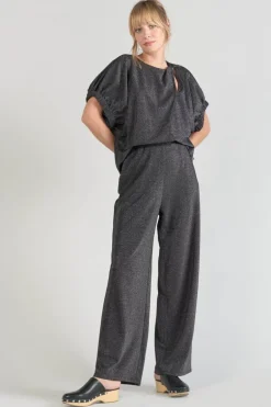 Le Temps des Cerises Pantalon Moretz Noir Irise-Femme Pantalons & Chinos