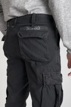 Le Temps des Cerises Pantalon Treillis Mirado Noir-Homme Pantalons & Chinos