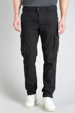 Le Temps des Cerises Pantalon Treillis Sami Noir-Homme Pantalons & Chinos