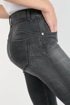 Le Temps des Cerises Peak Pulp Slim Taille Haute Jeans Noir N°1-Femme Coupe Slim