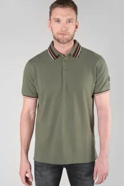 Le Temps des Cerises Polo Arel Kaki-Homme T-Shirts & Polos