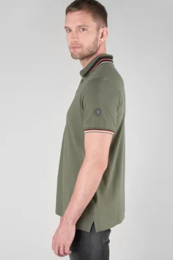 Le Temps des Cerises Polo Arel Kaki-Homme T-Shirts & Polos