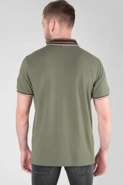 Le Temps des Cerises Polo Arel Kaki-Homme T-Shirts & Polos