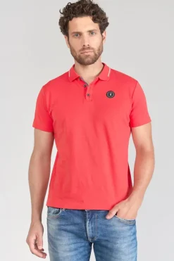 Le Temps des Cerises Polo Aron Corail-Homme T-Shirts & Polos