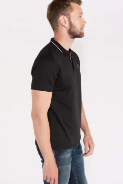 Le Temps des Cerises Polo Aron Noir-Homme T-Shirts & Polos