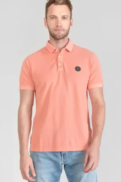 Le Temps des Cerises Polo Dylon Saumon-Homme T-Shirts & Polos