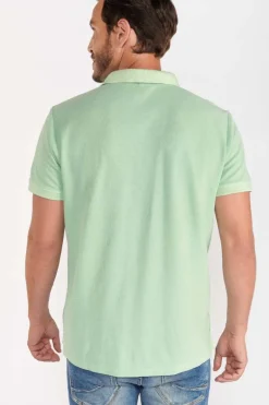 Le Temps des Cerises Polo Dylon Vert Menthe-Homme T-Shirts & Polos