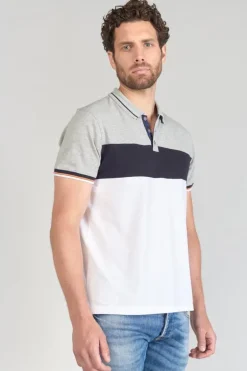 Le Temps des Cerises Polo Leos Tricolore-Homme T-Shirts & Polos