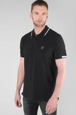 Le Temps des Cerises Polo Monk Noir-Homme T-Shirts & Polos