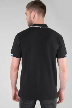 Le Temps des Cerises Polo Monk Noir-Homme T-Shirts & Polos