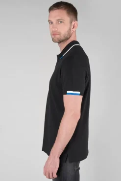 Le Temps des Cerises Polo Monk Noir-Homme T-Shirts & Polos