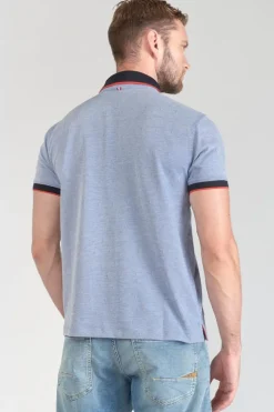 Le Temps des Cerises Polo Orias Bleu Ciel-Homme T-Shirts & Polos