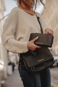 Le Temps des Cerises Portefeuille Loren Noir-Femme Sacs & Portefeuilles