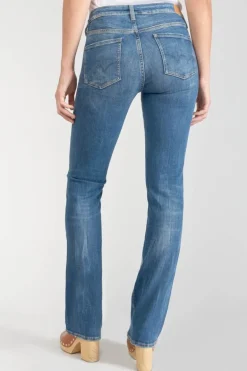 Le Temps des Cerises Power Bootcut Jeans Bleu N°3-Femme Coupe Flare / Bootcut