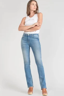 Le Temps des Cerises Power Bootcut Jeans Bleu N°4-Femme Coupe Flare / Bootcut