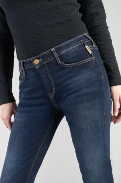 Le Temps des Cerises Power Skinny 7/8Eme Jeans Bleu N°1-Femme Coupe Skinny
