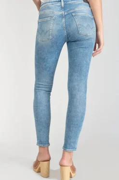 Le Temps des Cerises Power Skinny 7/8Eme Jeans Bleu N°4-Femme Coupe Skinny
