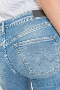 Le Temps des Cerises Power Skinny 7/8Eme Jeans Bleu N°4-Femme Coupe Skinny