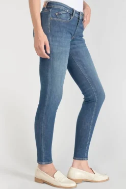 Le Temps des Cerises Power Skinny 7/8Eme Jeans Bleu N°2-Femme Coupe Skinny