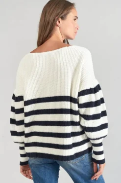 Le Temps des Cerises Pull Chrys Mariniere-Femme Pulls & Sweats & Cardigans