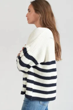 Le Temps des Cerises Pull Chrys Mariniere-Femme Pulls & Sweats & Cardigans